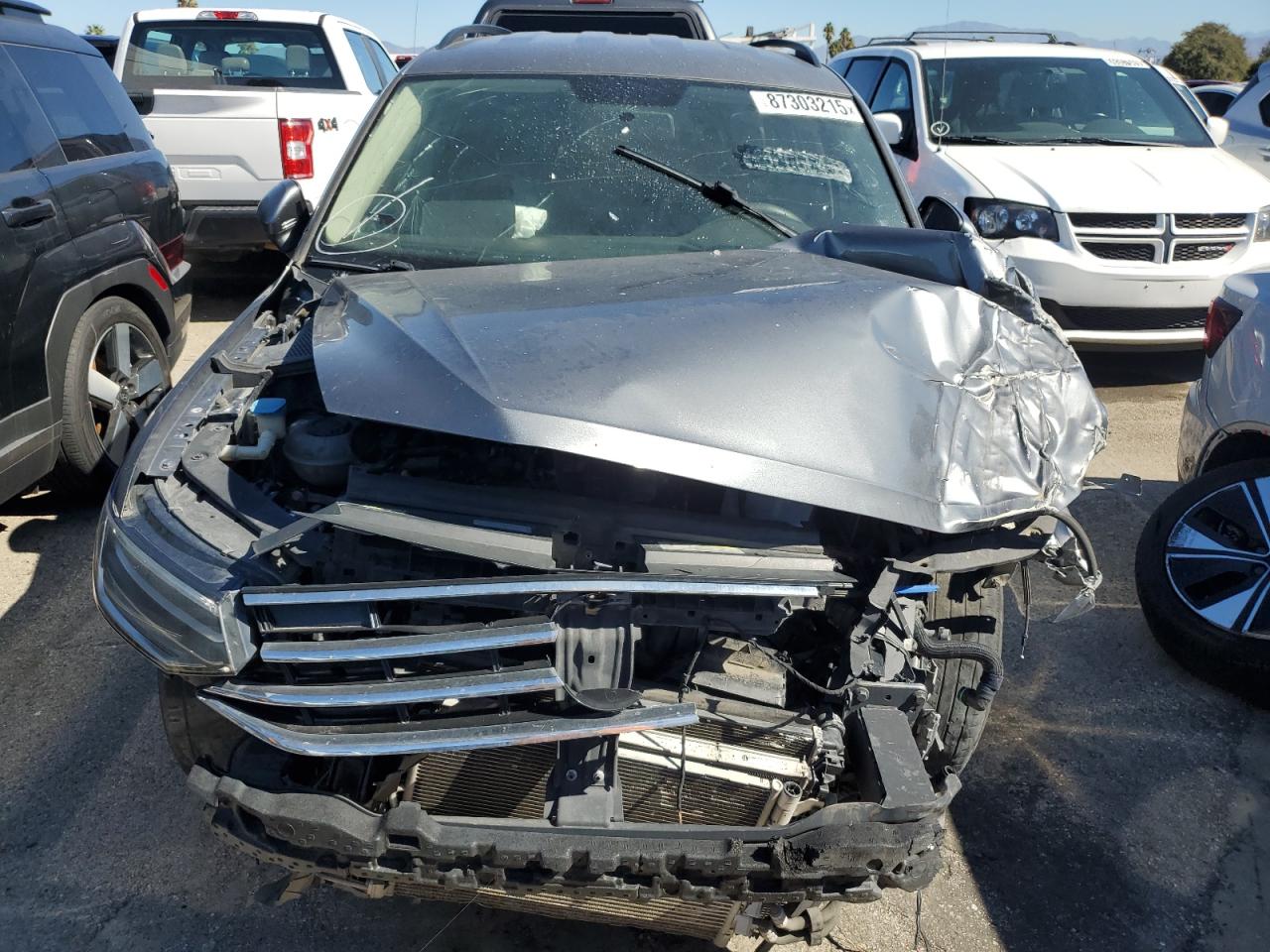 2022 Volkswagen Tiguan S VIN: 3VV1B7AX8NM077529 Lot: 87303215