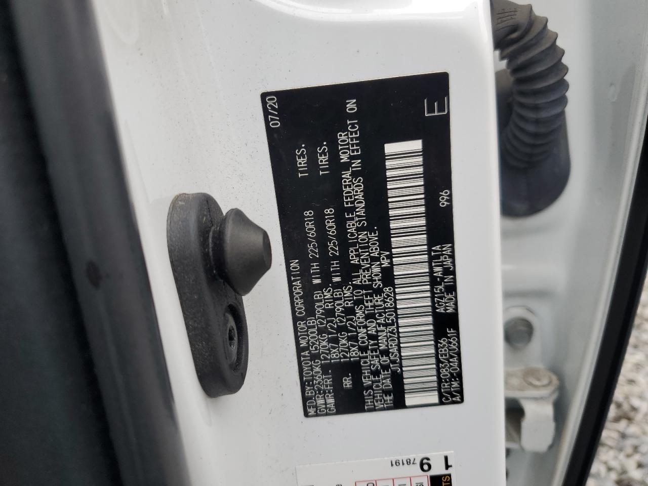 2020 Lexus Nx 300 F Sport VIN: JTJSARDZ3L5018628 Lot: 90895905