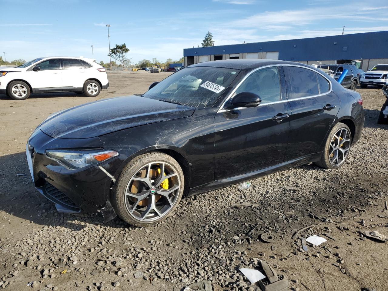 2020 ALFA ROMEO GIULIA BLACK VIN: ZARFANBN7L7625834