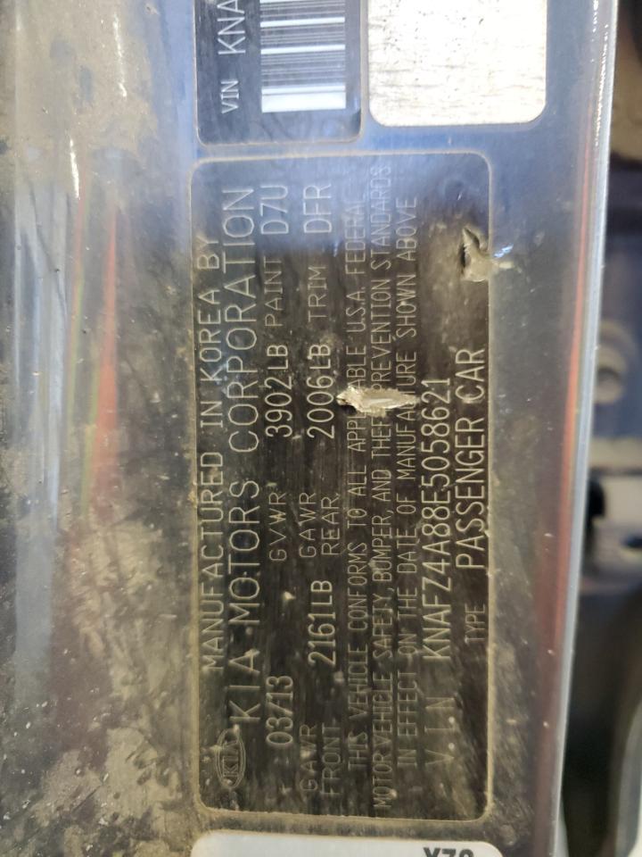 2014 Kia Forte Ex VIN: KNAFZ4A88E5058621 Lot: 85191575