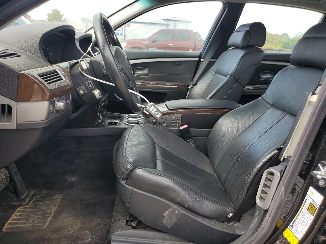 2007 BMW 750 VIN: WBAHN83517DT71341 Lot: 85541425