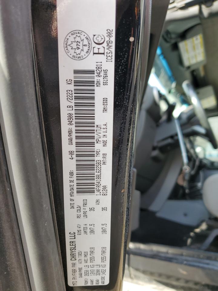 2008 Jeep Wrangler Sahara VIN: 1J4FA54188L622583 Lot: 85183785