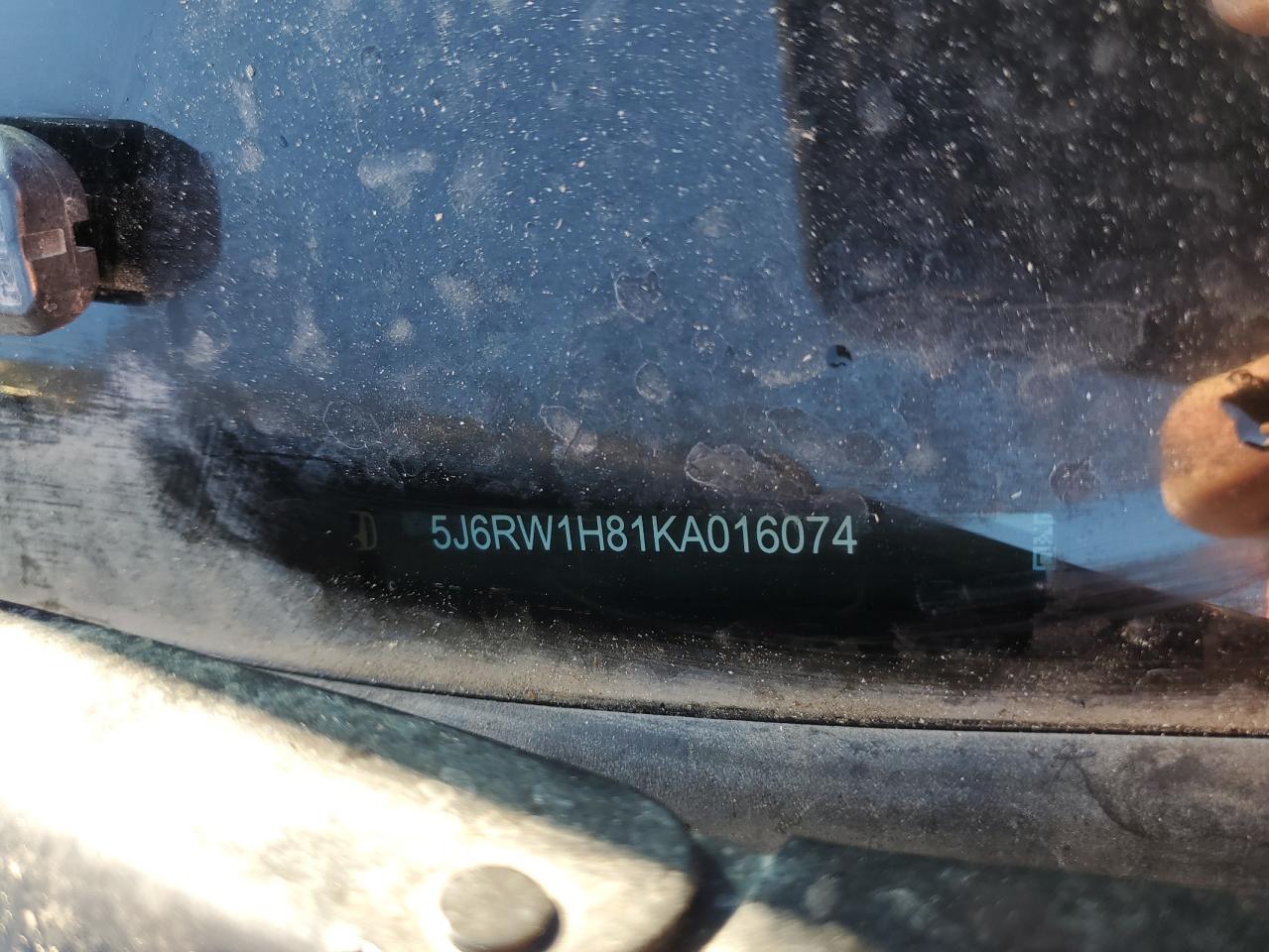 2019 Honda Cr-V Exl VIN: 5J6RW1H81KA016074 Lot: 90266335