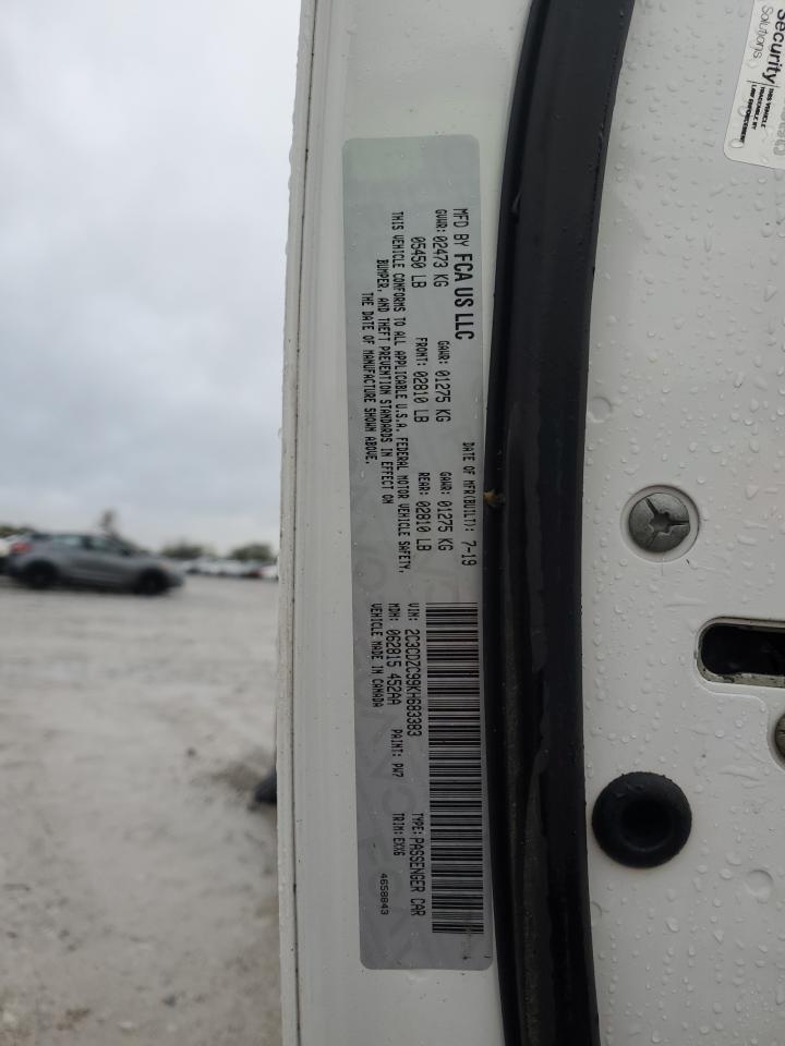 2019 Dodge Challenger Srt Hellcat VIN: 2C3CDZC99KH683383 Lot: 90423965