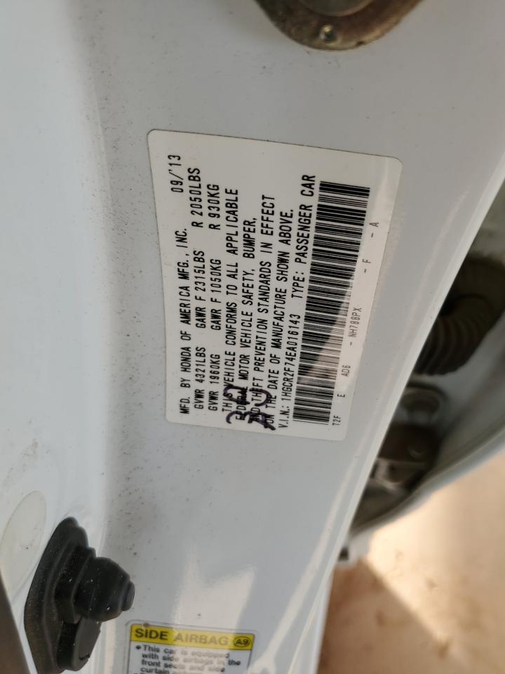 2014 Honda Accord Ex VIN: 1HGCR2F74EA016143 Lot: 82339405