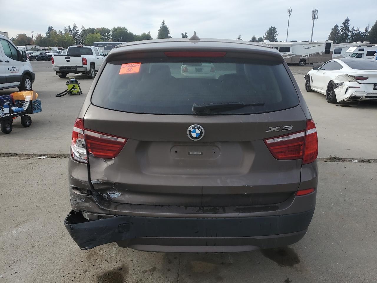 2013 BMW X3 xDrive35I VIN: 5UXWX7C52DL978606 Lot: 85384905