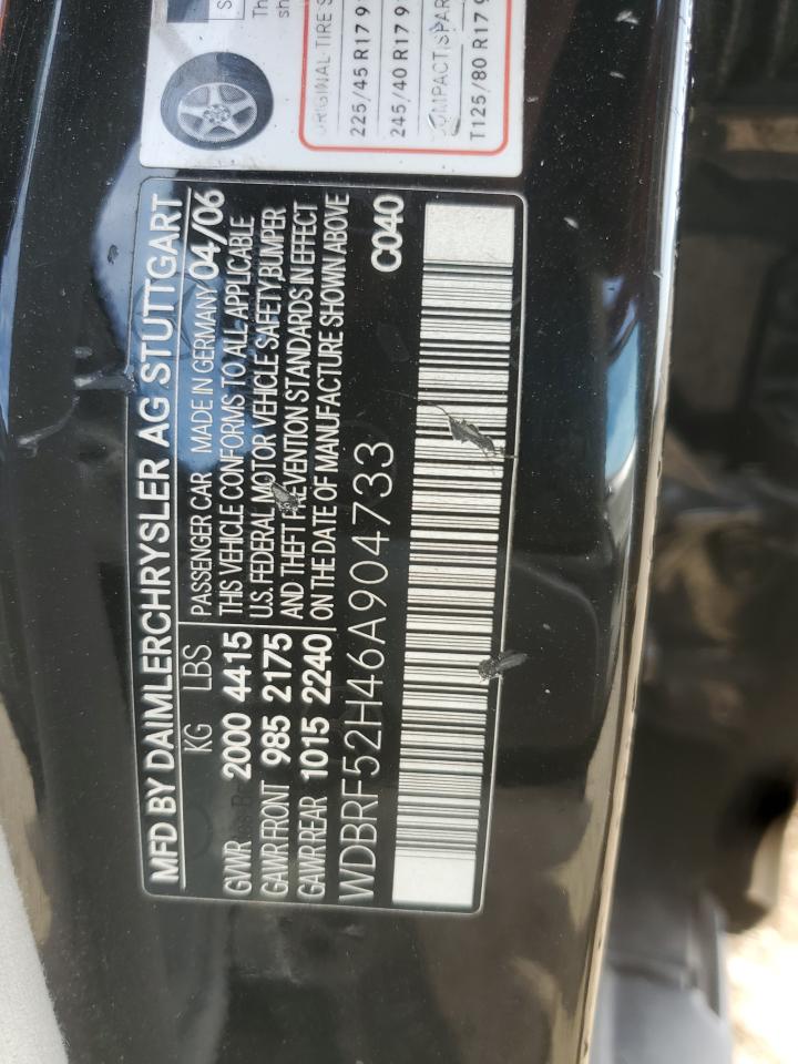 2006 Mercedes-Benz C 230 VIN: WDBRF52H46A904733 Lot: 84573915