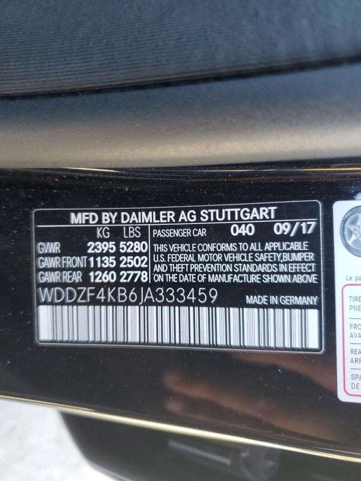 2018 Mercedes-Benz E-Class at CA - Sun Valley (Sold): WDDZF4KB6JA