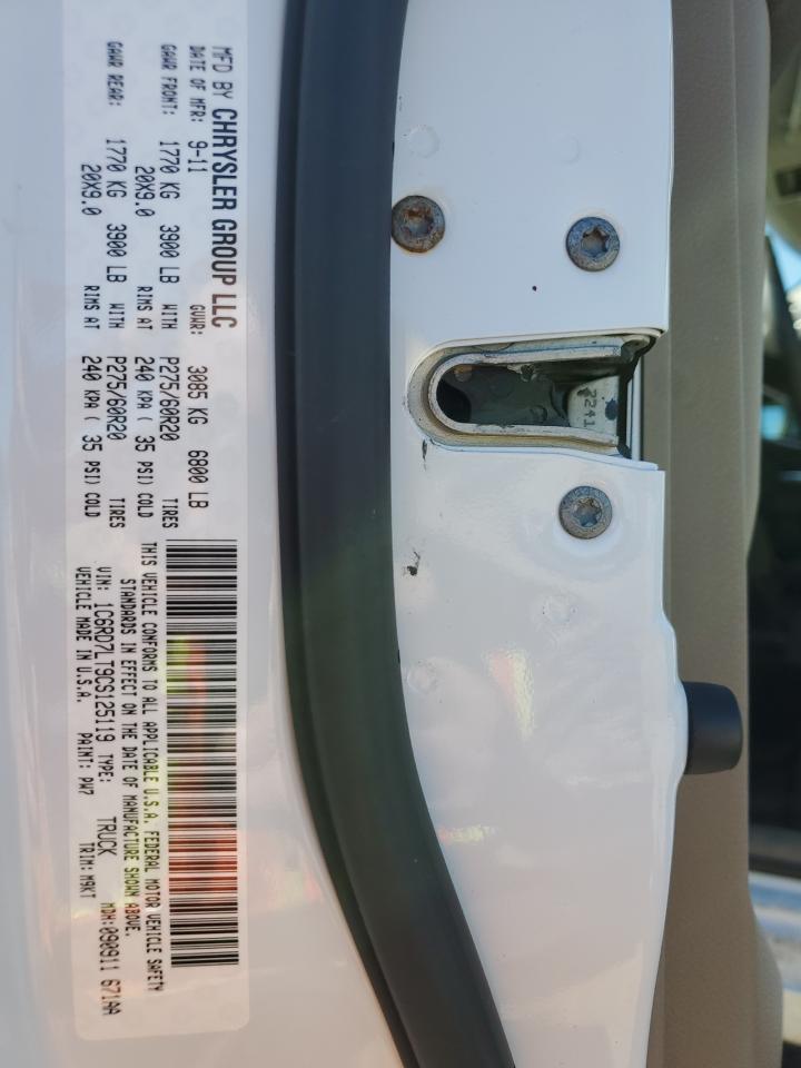 2012 Dodge Ram 1500 Slt VIN: 1C6RD7LT9CS125119 Lot: 91185095