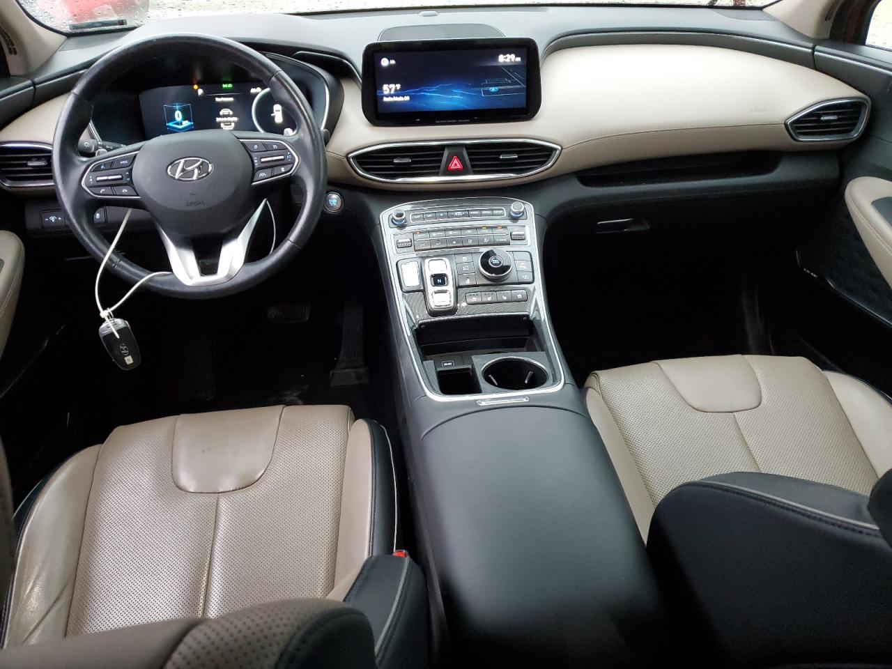 2021 Hyundai Santa Fe Limited VIN: 5NMS44AL5MH372761 Lot: 89447405