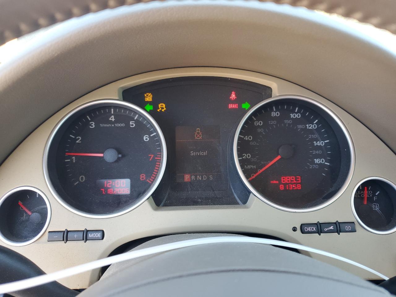 2007 Audi A4 3.2 Cabriolet Quattro VIN: WAUDH48H77K025792 Lot: 86305155