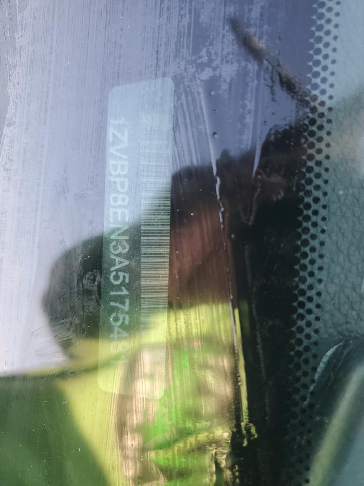 2010 Ford Mustang VIN: 1ZVBP8EN3A5175481 Lot: 86224565