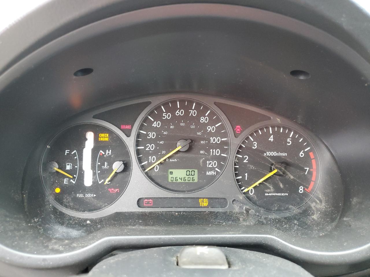 2002 Subaru Impreza Ts VIN: JF1GG65512H829235 Lot: 82402395