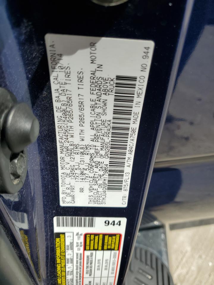 2015 Toyota Tacoma Double Cab Prerunner VIN: 3TMJU4GN9FM179064 Lot: 85375825