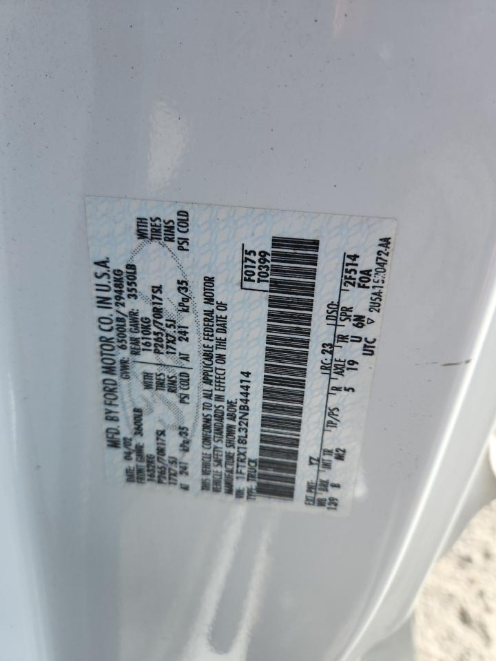 2002 Ford F150 VIN: 1FTRX18L32NB44414 Lot: 85088035