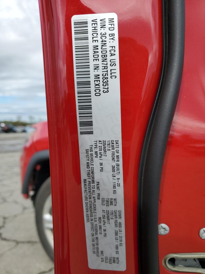 2024 Jeep Compass Latitude VIN: 3C4NJDBN7RT583573 Lot: 85347745