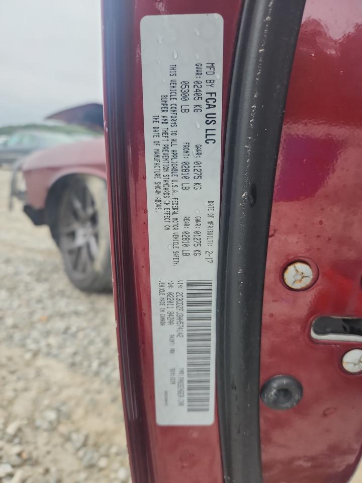 2017 Dodge Challenger R/T 392 VIN: 2C3CDZFJ3HH574142 Lot: 81975295