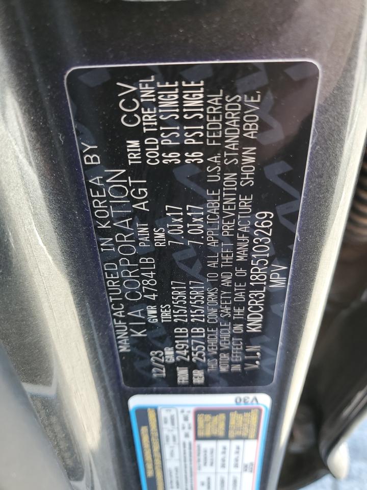 2024 Kia Niro Wind VIN: KNDCR3L18R5103269 Lot: 90112245