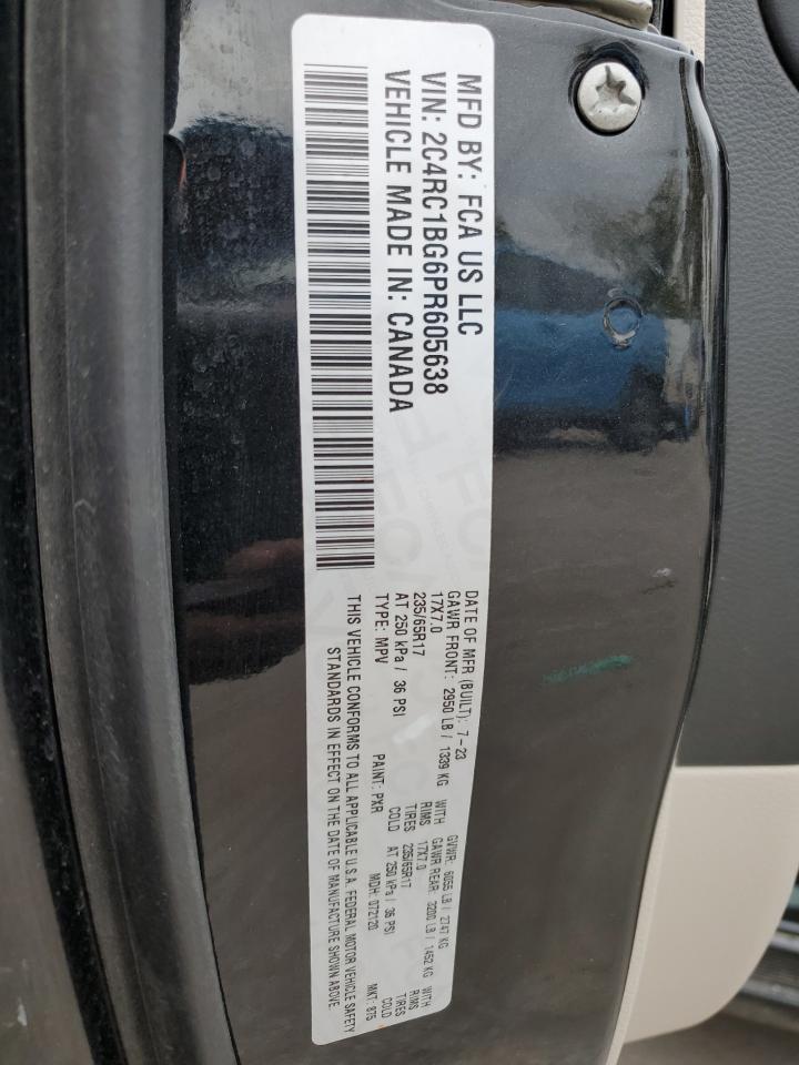 2023 Chrysler Pacifica Touring L VIN: 2C4RC1BG6PR605638 Lot: 82239115