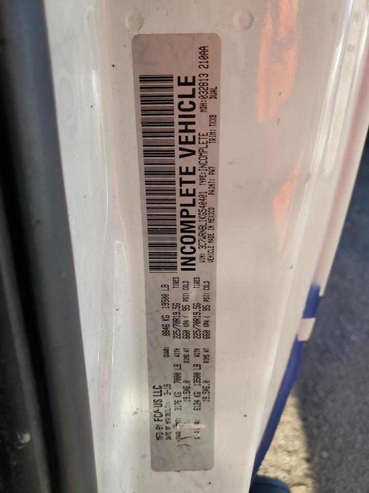2019 Ram 5500 VIN: 3C7WRNBL1KG540401 Lot: 90434785