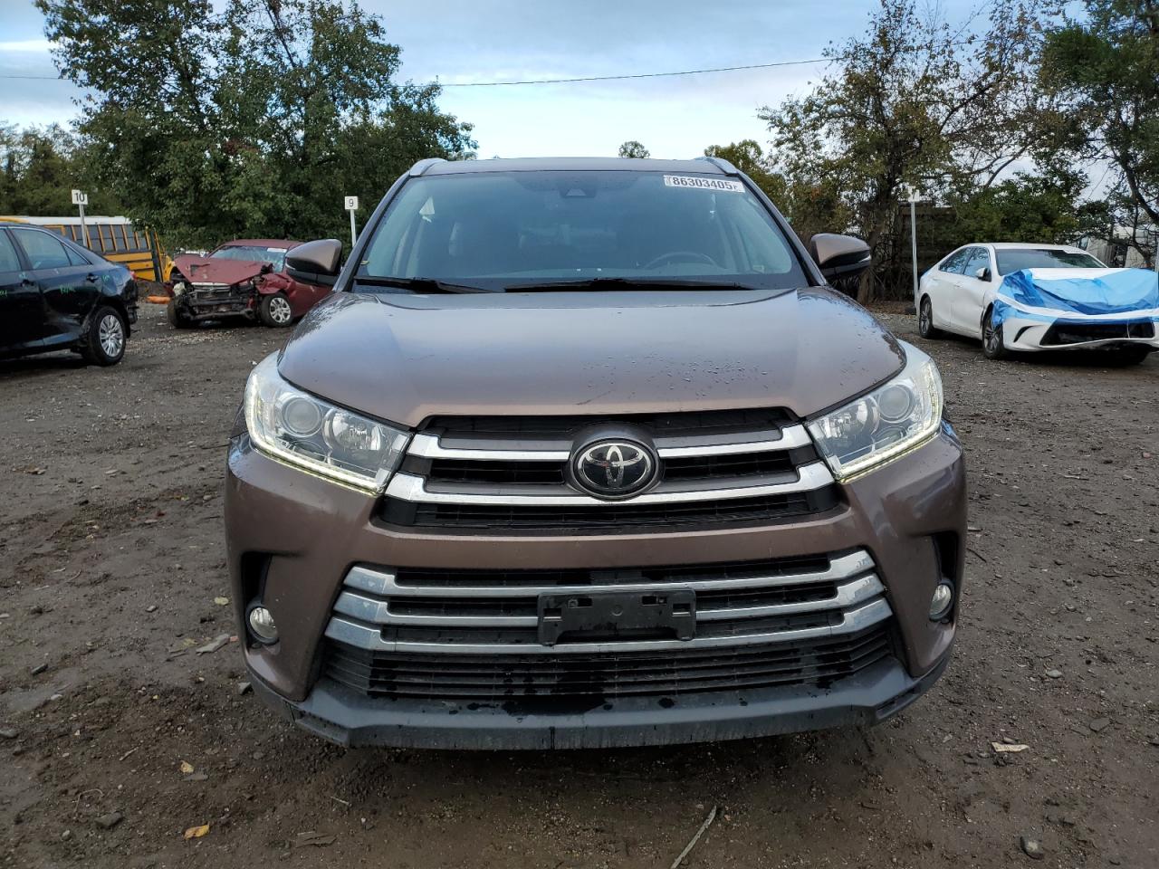 2018 Toyota Highlander Limited VIN: 5TDYZRFH4JS235333 Lot: 86303405