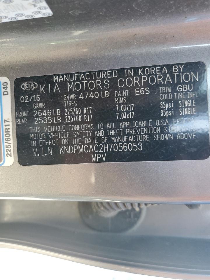 2017 Kia Sportage Lx VIN: KNDPMCAC2H7056053 Lot: 86126615