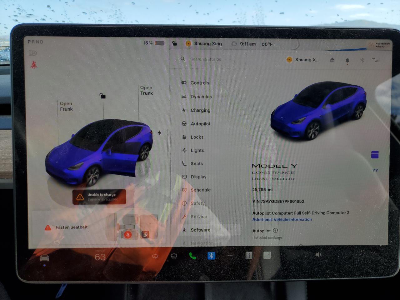 2023 Tesla Model Y VIN: 7SAYGDEE7PF601852 Lot: 82402195