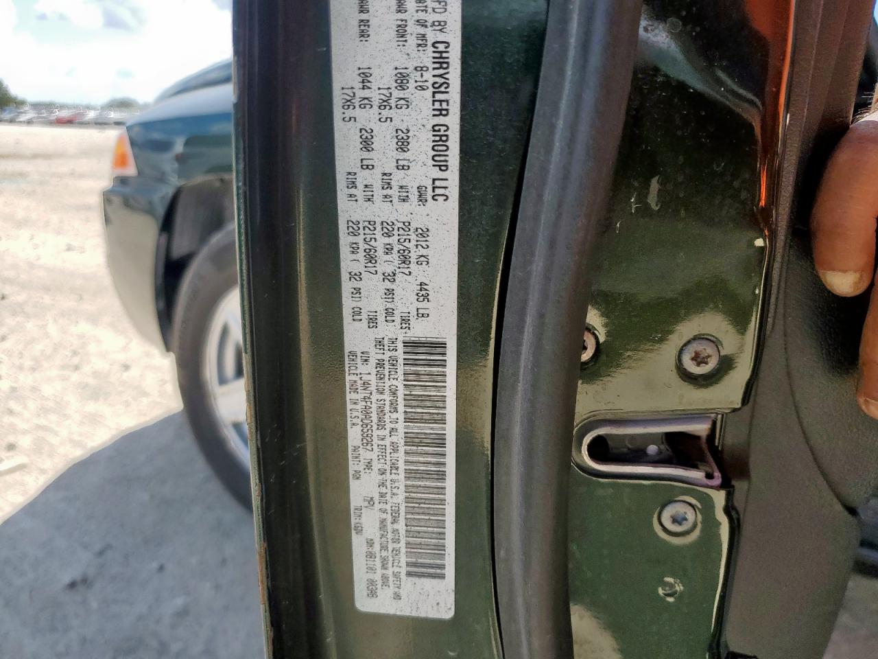 2010 Jeep Compass Sport VIN: 1J4NT4FA0AD659267 Lot: 85497565