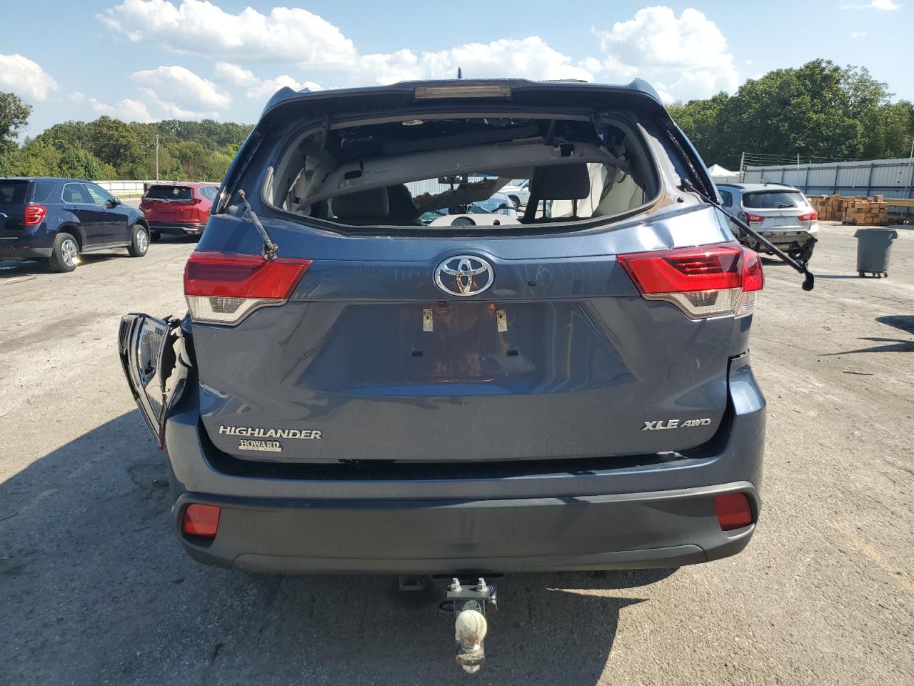 2019 Toyota Highlander Se VIN: 5TDJZRFH3KS708447 Lot: 84009555