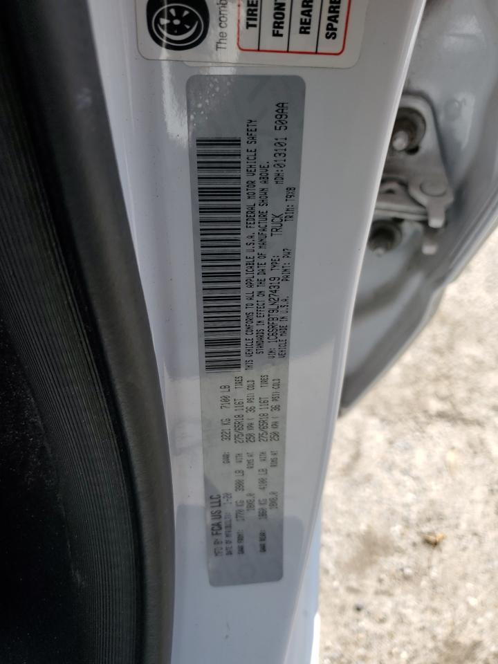 2020 Ram 1500 Big Horn/Lone Star VIN: 1C6SRFBT9LN274319 Lot: 85540215