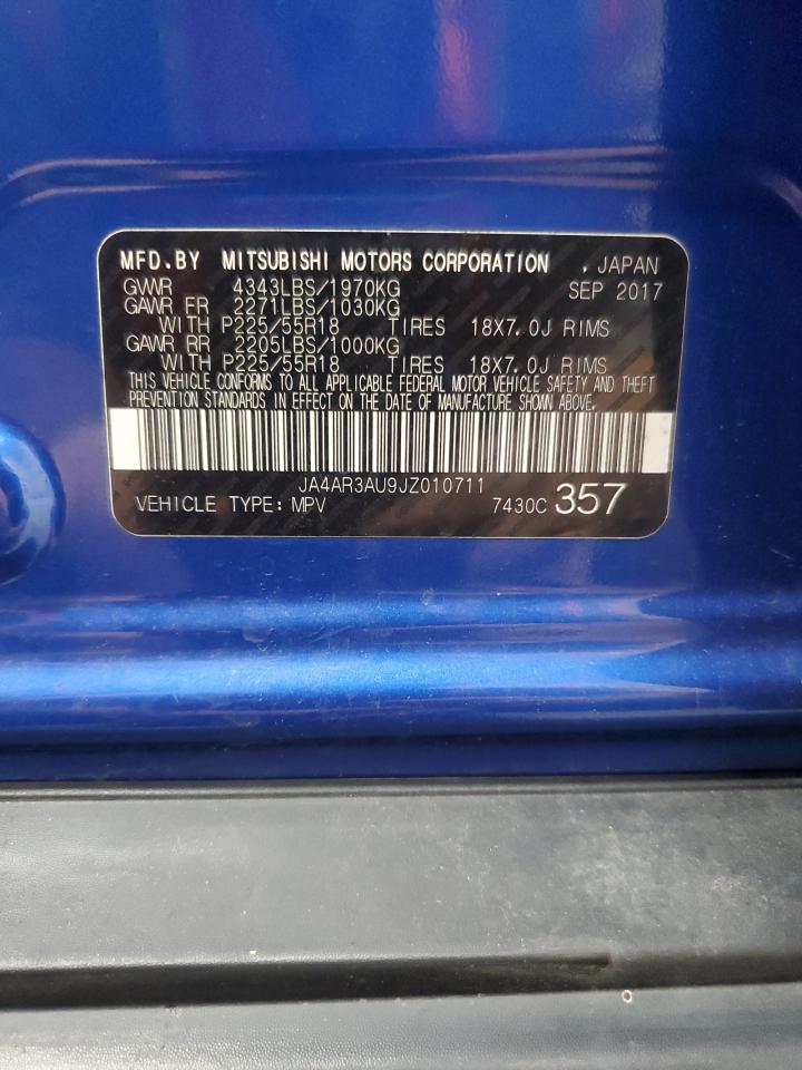 2018 Mitsubishi Outlander Sport Es VIN: JA4AR3AU9JZ010711 Lot: 86656075