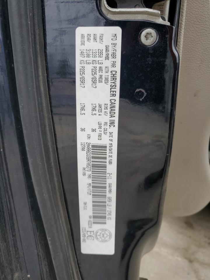 2011 Chrysler Town & Country Limited VIN: 2A4RR6DG5BR705273 Lot: 82652875