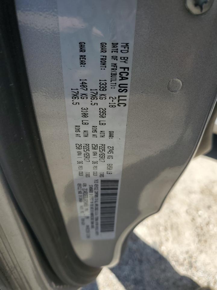 2018 Dodge Grand Caravan Gt VIN: 2C4RDGEG5JR250058 Lot: 86480225