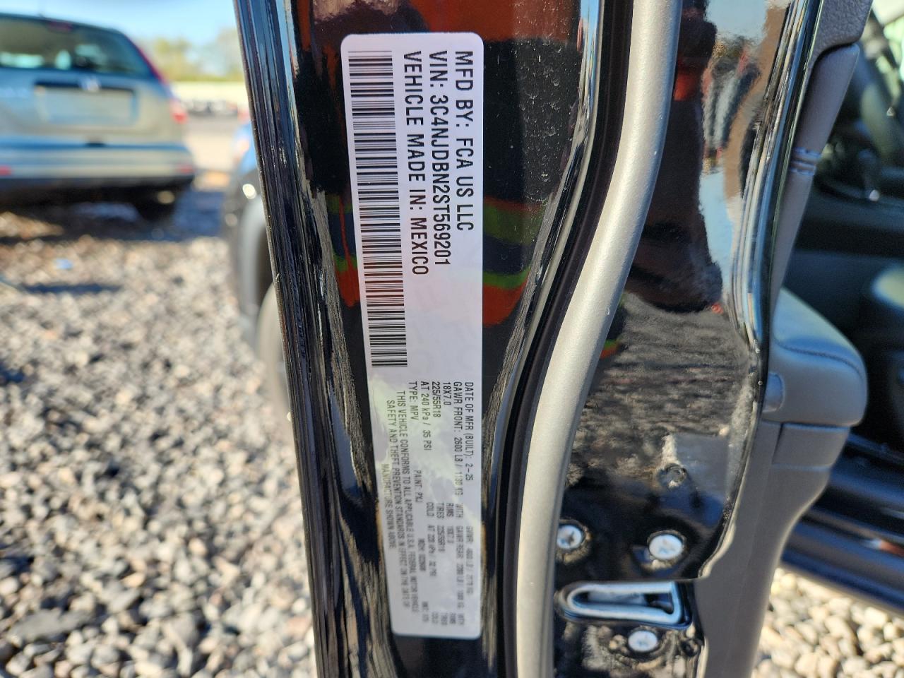 2025 Jeep Compass Latitude VIN: 3C4NJDBN2ST569201 Lot: 85826465