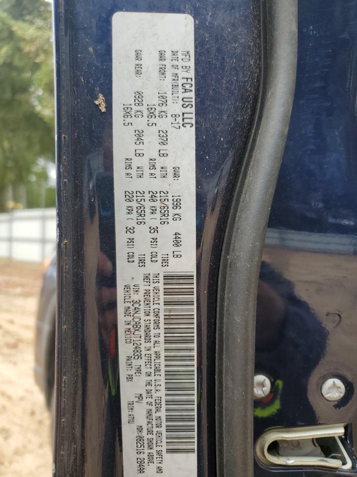 2018 Jeep Compass Sport VIN: 3C4NJCABXJT124835 Lot: 85535495