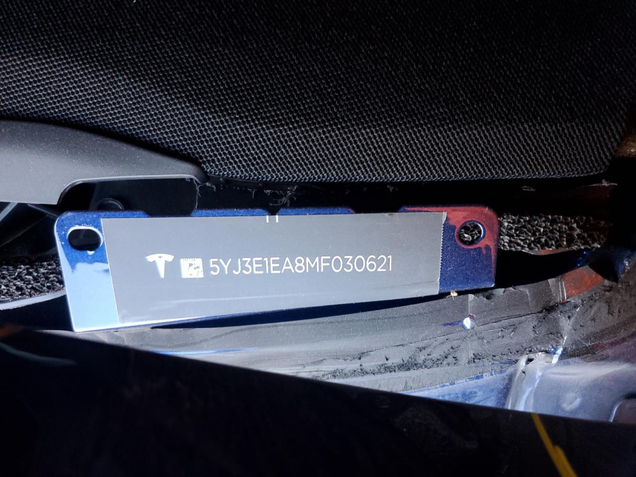 2021 Tesla Model 3 VIN: 5YJ3E1EA8MF030621 Lot: 85207895