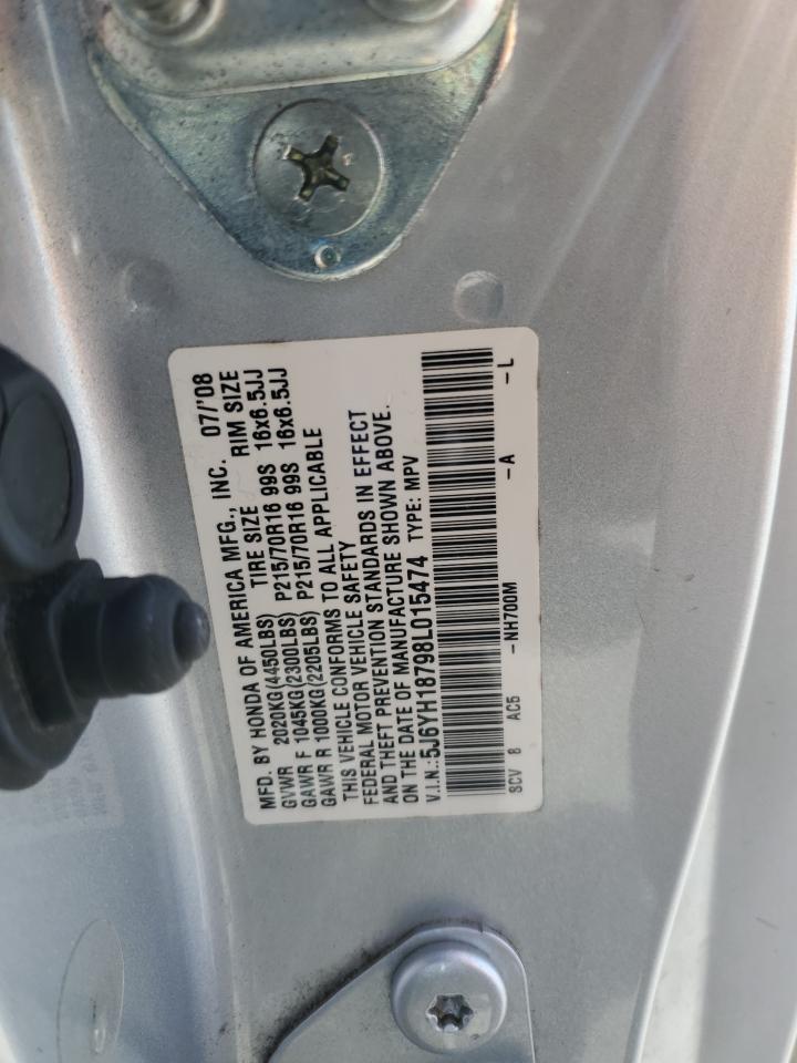 2008 Honda Element Ex VIN: 5J6YH18798L015474 Lot: 82471595