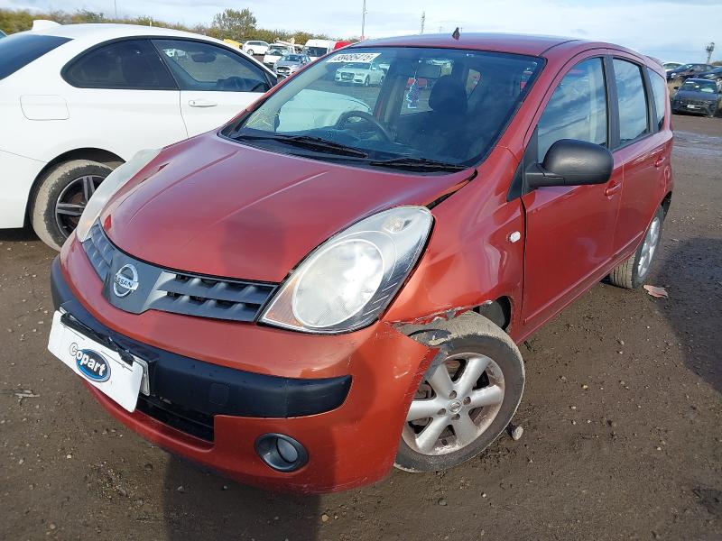 2007 NISSAN NOTE 1.4 SE 5DR for sale at Copart PETERLEE