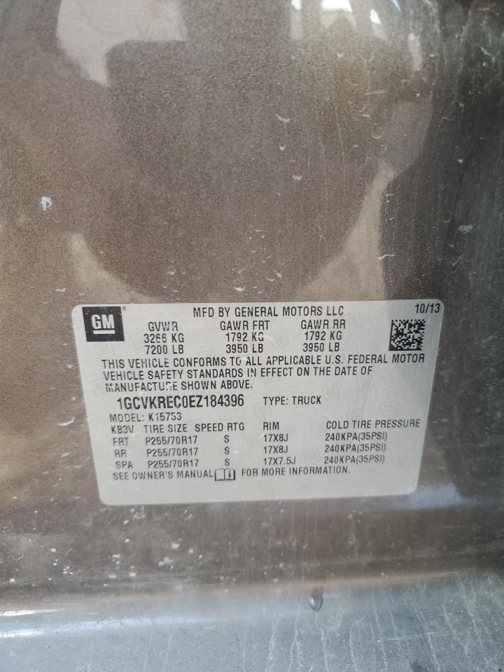2014 Chevrolet Silverado K1500 Lt VIN: 1GCVKREC0EZ184396 Lot: 86318935