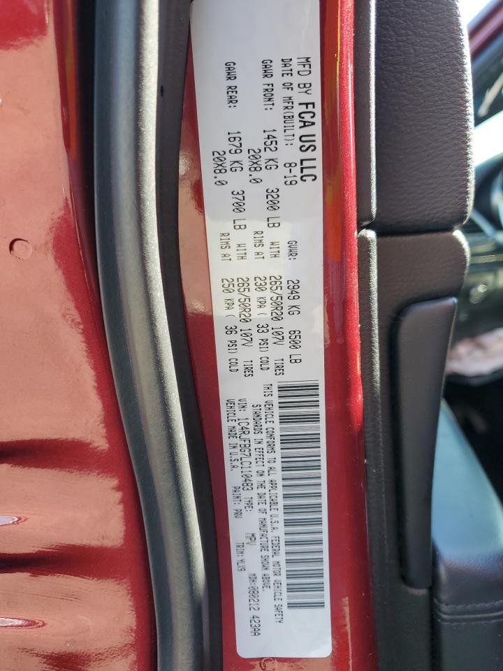 2020 Jeep Grand Cherokee Limited VIN: 1C4RJFBG7LC110483 Lot: 82226025