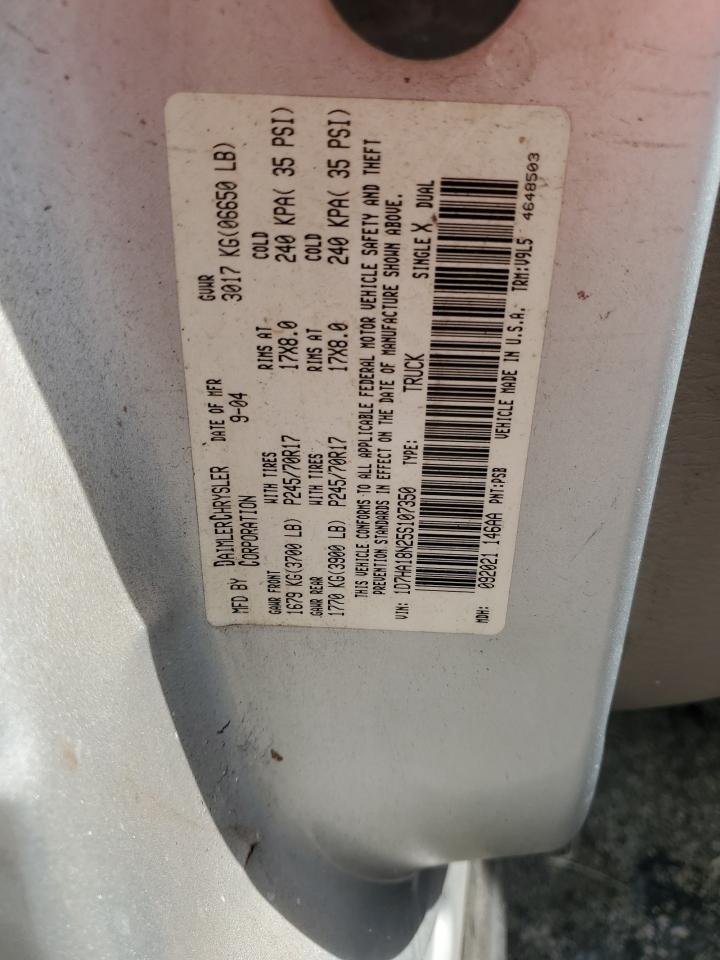 2005 Dodge Ram 1500 St VIN: 1D7HA18N25S107350 Lot: 85282535