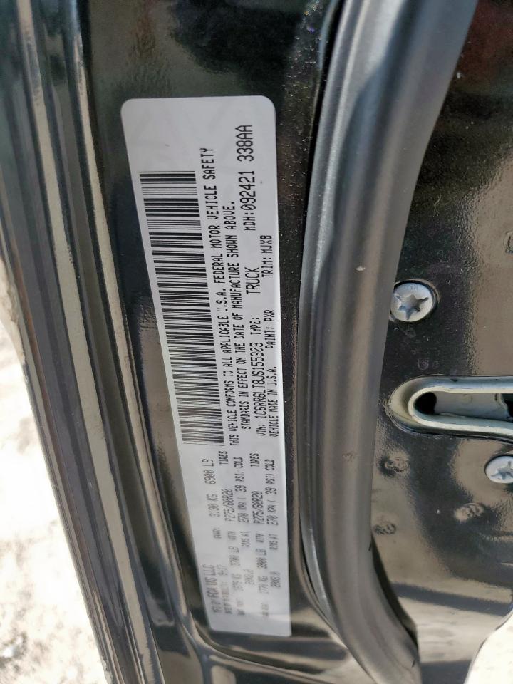 2018 Ram 1500 Slt VIN: 1C6RR6LT8JS155303 Lot: 85836155