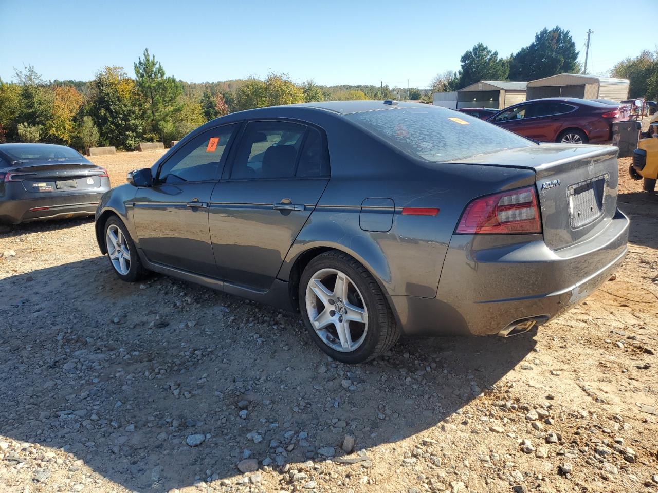 2008 Acura Tl grey sedan gas 19UUA662X8A009838 photo #3