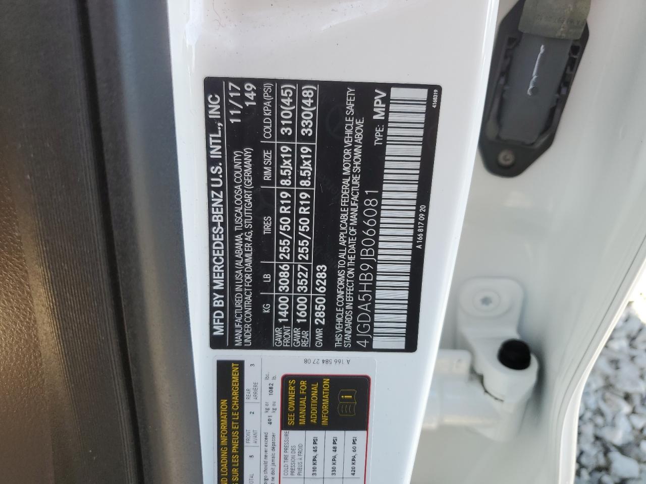 2018 Mercedes-Benz Gle 350 4Matic VIN: 4JGDA5HB9JB066081 Lot: 85276885