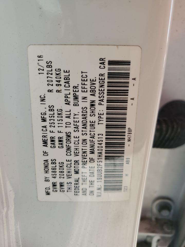 2017 Acura Tlx Tech VIN: 19UUB2F51HA004513 Lot: 82620565