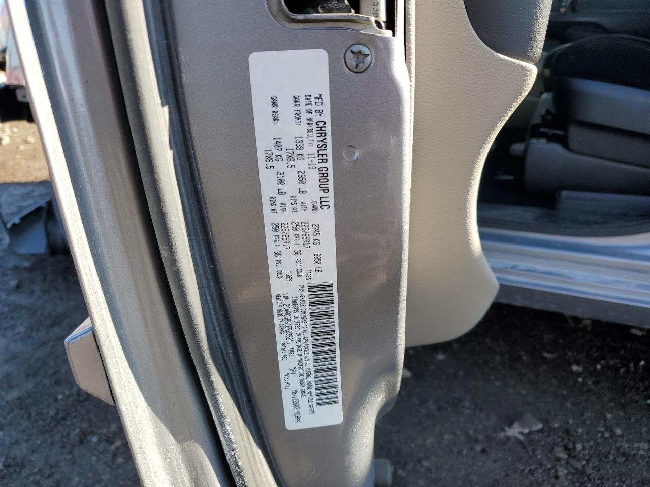 2014 Dodge Grand Caravan Se VIN: 2C4RDGBG1ER238211 Lot: 87006185