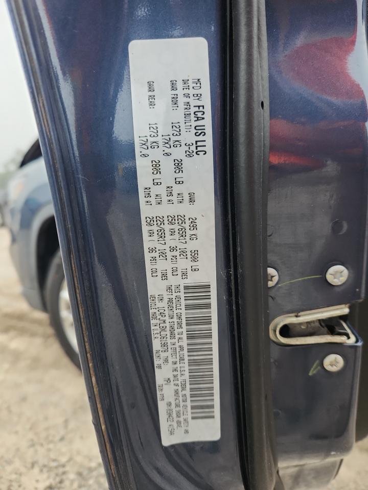 2020 Jeep Cherokee Latitude Plus VIN: 1C4PJMLBXLD619878 Lot: 86484015