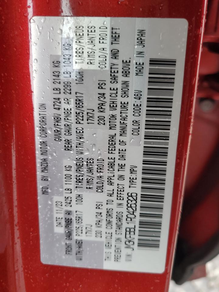 2024 Mazda Cx-5 Select VIN: JM3KFBBL5R0426362 Lot: 90108315