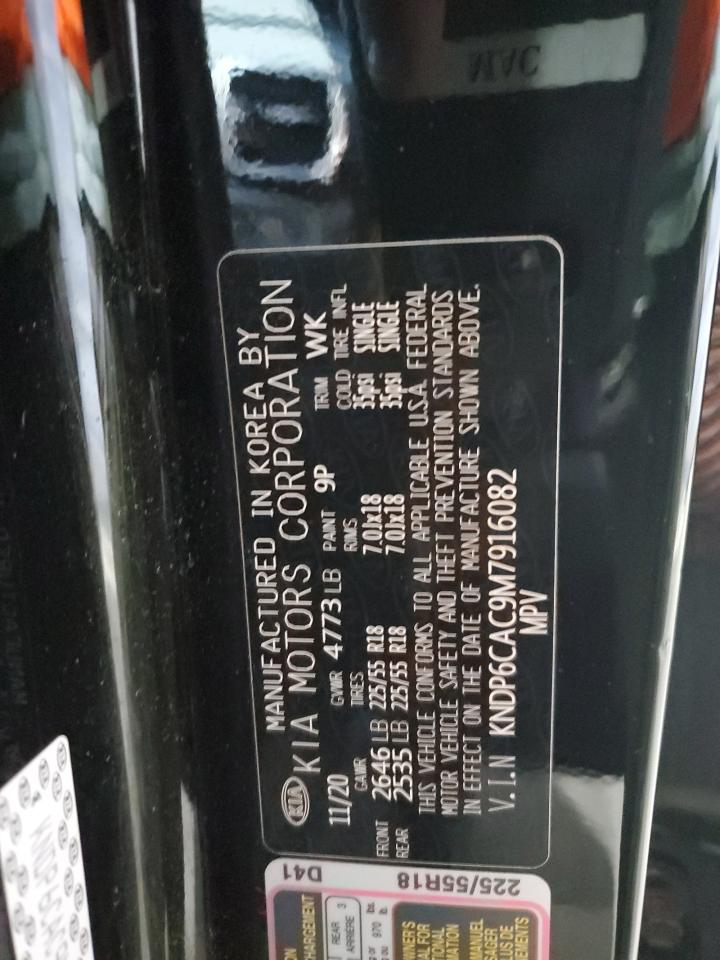 2021 Kia Sportage S VIN: KNDP6CAC9M7916082 Lot: 85586745