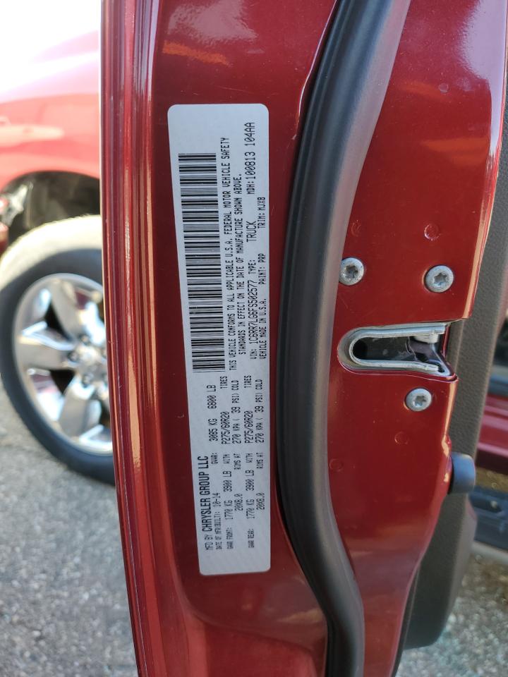 2015 Ram 1500 Slt VIN: 1C6RR7LG6FS502577 Lot: 89895515